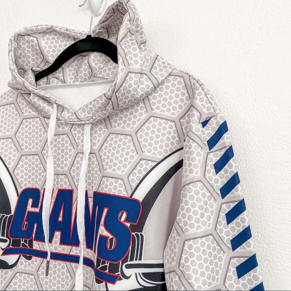 New York Giants Graphic Pullover Hoodie Size S/M - Picture 2 of 7